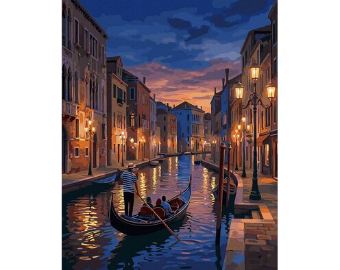 Venezianische Nacht 40x50 cm