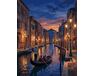 Venezianische Nacht 40x50 cm malen nach zahlen