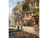 Pariser Café in der Sonne 40x50 cm malen nach zahlen