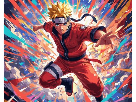 Anime-Legende 40x50 cm malen nach zahlen
