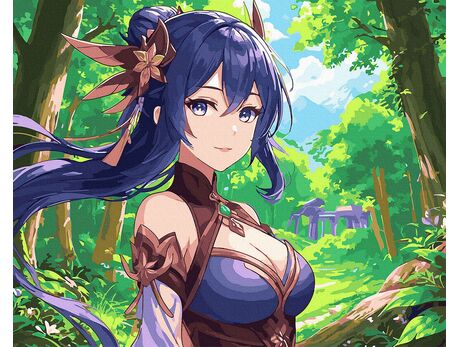 Anime-Magie 40x50 cm malen nach zahlen