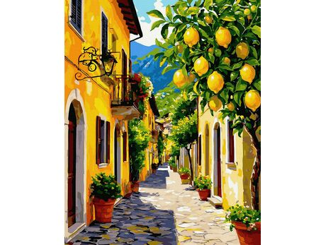Griechischer Sommer 40x50 cm malen nach zahlen