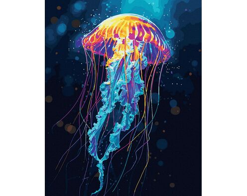 Qualle 50x65 cm