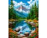 Im Land aus Felsen und Himmel 50x65 cm malen nach zahlen