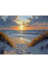 Linie der Ruhe 50x65 cm