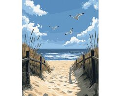 Sandiges Refugium 50x65 cm