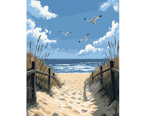 Sandiges Refugium 50x65 cm