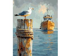 Wächterin des Meeres 50x65 cm