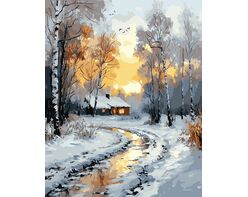 Weg nach Hause 50x65 cm