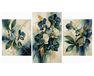 Gold-von-Kinabalu-Orchidee Triptychon 70x120 cm malen nach zahlen