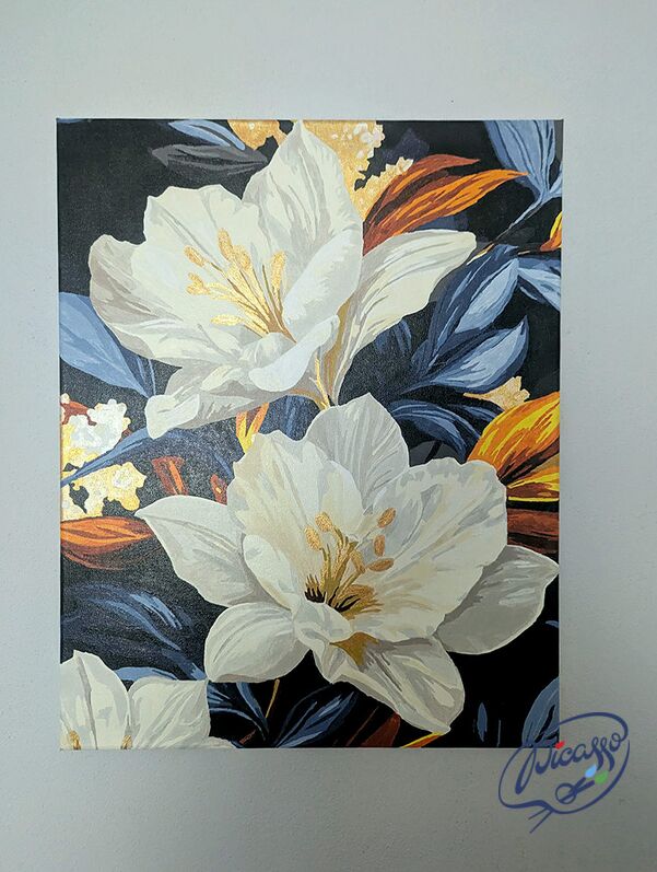 Goldene Flamme der Natur 40x50 cm