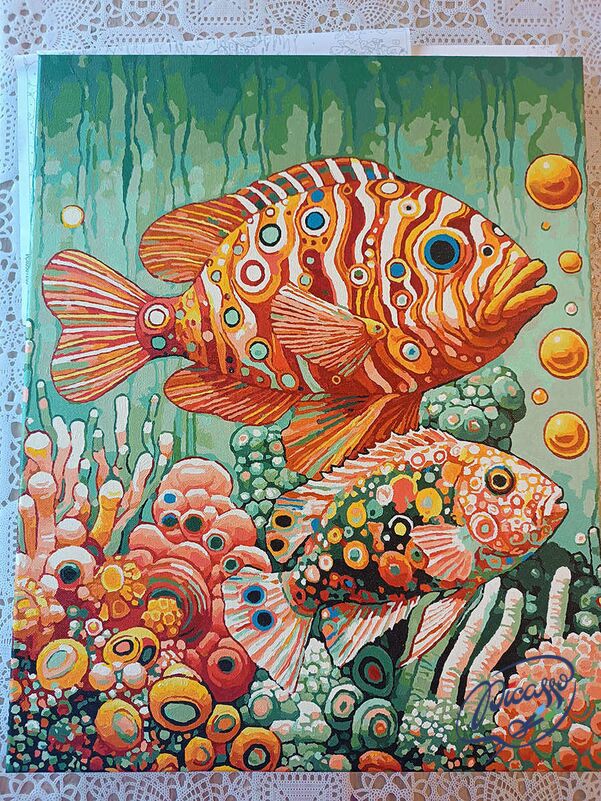 Fantasieaquarium 40x50 cm