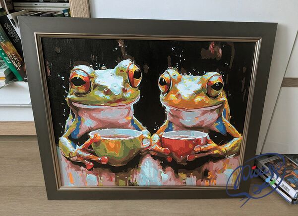 Können wir reden? 40x50 cm