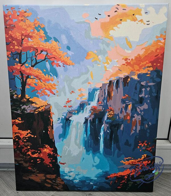 Herbstkaskaden 40x50 cm