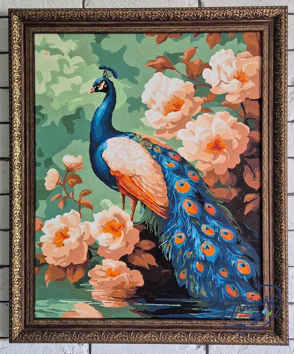 Pfauengarten 40x50 cm