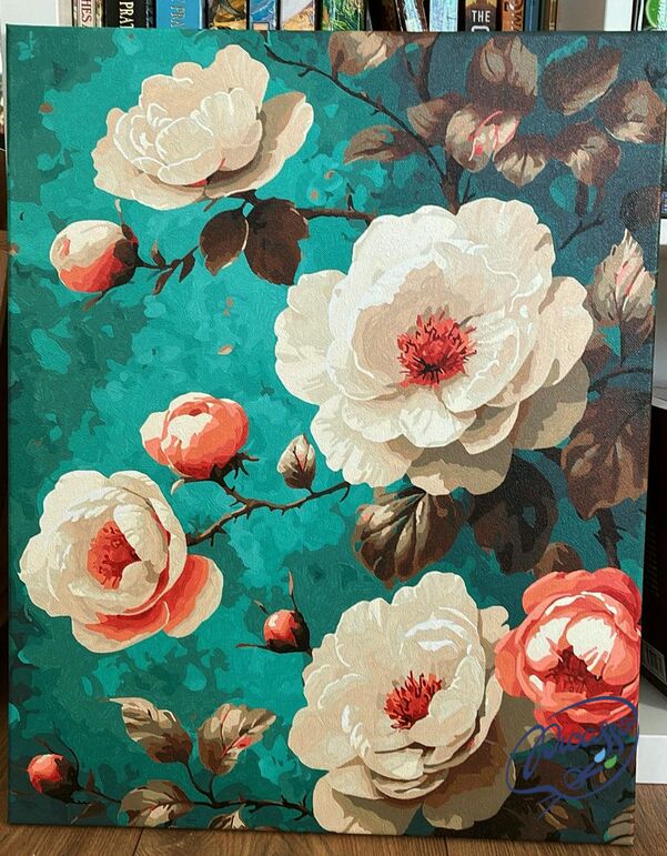 Symphonie der Blumen 40x50 cm