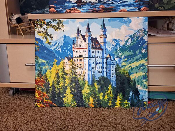 Schloss über den Wolken - Neuschwanstein 40x50 cm