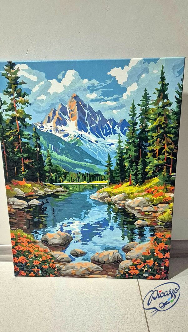 Im Land aus Felsen und Himmel 50x65 cm