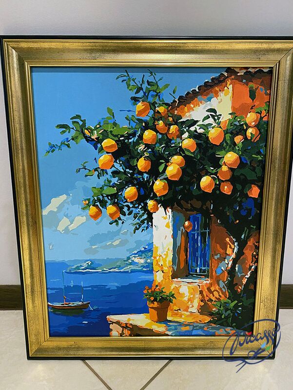 Wo Zitronen wachsen 40x50 cm