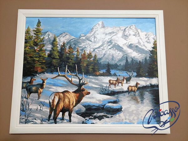 Die Schönheit eines wilden Winters 40x50cm