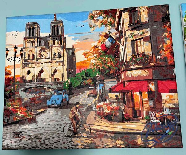 Pariser Straßen 40x50 cm