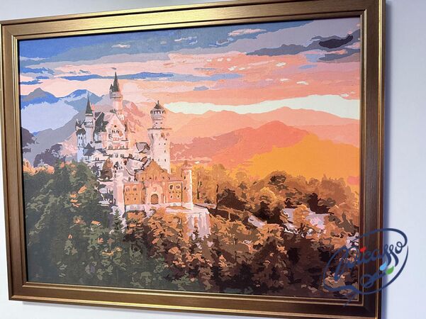 Schloss Neuschwanstein 50x65cm