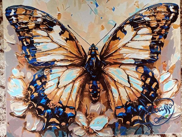 Tanz der Flügel 40x50 cm