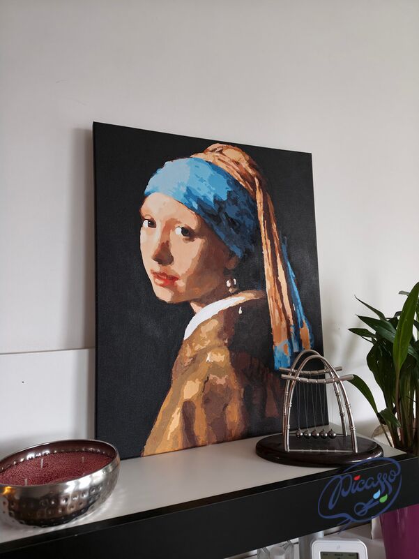 Jan Vermeer. Mädchen mit dem Perlenohrring 40x50cm