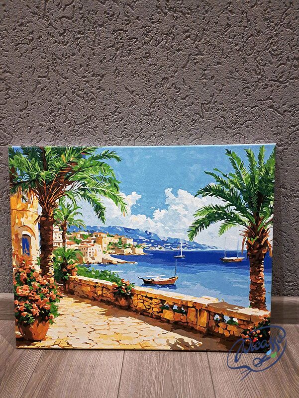 Das Blau, das beruhigt 40x50 cm