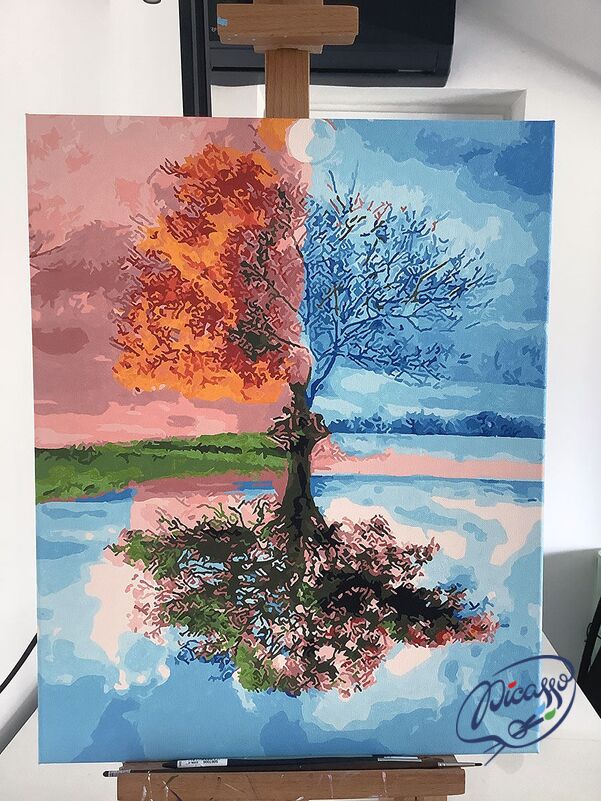 Vier Jahreszeiten 40x50cm