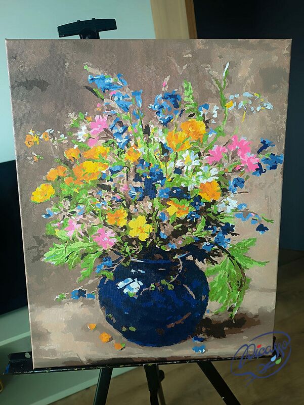Stimmungsvolles Bouquet 40x50 cm